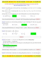 Bộ 9 đề 9 điểm môn toán