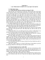 CÁC TÍNH CHẤT cơ bản của vật LIỆU xây DỰNG