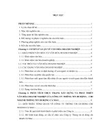 Nghiên cứu các dạng văn hóa doanh nghiệp và phân tích thực trạng và phát triển văn hóa doanh nghiệp của Công ty Thông tin di động – Chi nhánh Thông tin di động Cà Mau