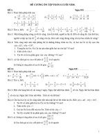 Đề cương ôn luyện Toán lớp 6