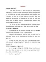 Đánh giá thành tích nhân viên tại ngân hàng TMCP quân đội chi nhánh đà nẵng (tt) 