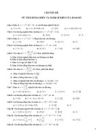 GIAO TRÌNH VAT LY    PHAN05  100 CAU TRAC NGHIEM TINH DON DIEU HAM SO 