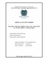 Âm nhạc truyền thống việt nam   nhật bản sự tương đồng và khác biệt 