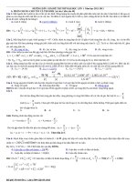 Đề thi thử THPT quốc gia môn vật lý có lời giải chi tiết đề 35 