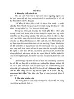 Giải pháp đảm bảo sinh kế bền vững cho các hộ dân tái định cư ở quận cẩm lệ, thành phố đà nẵng (tt) 