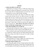 Hoàn thiện kế toán quản trị chi phí tại công ty cổ phần may trường giang (tt) 