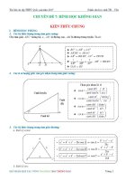 GIAO TRÌNH VAT LY    PHAN64  HINH HOC KHONG GIAN CO BAN   FB  THICH HOC CHUI 