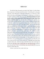 Đánh giá sự hài lòng của người dân đối với dịch vụ hành chính công tại UBND thị trấn bảy ngàn, huyện châu thành a, tỉnh hậu giang (tt) 