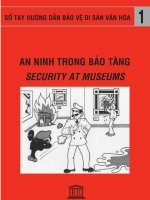 Sổ tay hướng dẫn bảo vệ di sản văn hóa  Tập 1  An ninh Bảo tàng