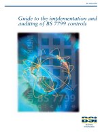 PD 3004:2002 Guide to the implementation and auditing of BS 7799 controls