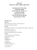 giao an the duc nem xa bang 1 tay