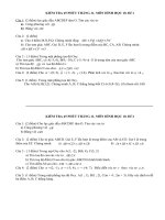 Đề kiểm tra 1 tiết hình học 10