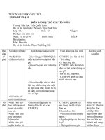 Biên bản dự giờ chuyên môn kiến tập sư phạm tiểu học