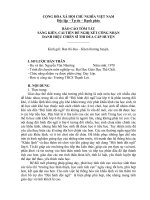 SÁNG KIẾN KINH NGHIỆM THỂ DỤC 6 Một số giải pháp để nâng cao hiệu quả dạy học Đội Hình Đội Ngũ lớp 6
