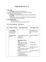 Giáo án Kính yêu bác hồ tiết 2