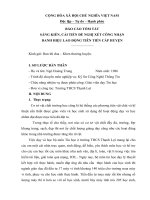 SÁNG KIẾN KINH NGHIỆM TIN HỌC một số biện pháp giúp học sinh bảo bảo quản máy vi tính trong quá trình thực hành ở trường trung học cơ sở thạnh lợi