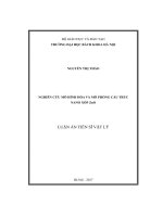 Nghiên cứu mô hình hóa và mô phỏng cấu trúc nano xốp ZnO tien si (LV thạc sĩ)