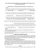 20 chuyên đề bồi dưỡng học sinh giỏi Hóa 9