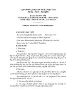 SÁNG KIẾN KINH NGHIỆM NGỮ VĂN 7 Một số giải pháp giúp học sinh lớp 7 ở trường Trung học cơ sở Thạnh Lợi viết tốt bài văn nghị luận chứng minh