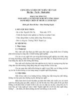 SÁNG KIẾN KINH NGHIỆM QUẢN LÝ Một số giải pháp nâng cao tỷ lệ học sinh học tập tiếp tục sau tốt nghiệp trung học cơ sở ở trường trung học cơ sở Thạnh Lợi