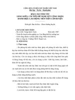 SÁNG KIẾN KINH NGHIỆM THIẾT BỊ Một số giải pháp bảo quản sử dụng hiệu quả thiết bị dạy học bộ môn sinh học Trường Trung học cơ sở Thạnh Lợi