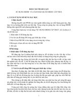 BÁO CÁO THAM LUẬN SỬ DỤNG ĐỒ DÙNG DẠY HỌC VÀ CÁCH BẢO QUẢN ĐỒ DÙNG DẠY HỌC CẤP trung học cơ sở