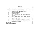 TIỂU LUẬN KINH tế CHÍNH TRỊ   KINH tế THỊ TRƯỜNG ở các QUỐC GIA và VÙNG LÃNH THỔ NICS CHÂU á và ĐỊNH HƯỚNG PHÁT TRIỂN KINH tế THỊ TRƯỜNG ĐỊNH HƯỚNG xã hội CHỦ NGHĨA ở VIỆT NAM