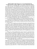 TIỂU LUẬN tâm lý học   NHỮNG ĐÓNG góp vĩ đại của l x VƯGOTXKI đối với  sự HÌNH THÀNH và PHÁT TRIỂN của tâm lý học HOẠT ĐỘNG