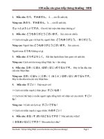 100 mẫu câu giao tiếp tiếng nhật thông dụng