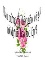 Giáo án điện tử Bài 45 Axit Axetic