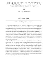 Harry Potter and the Half-Blood Prince