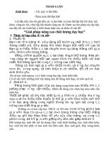 Tham luận Giải pháp nâng cao chất lượng dạy học