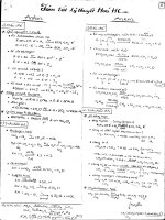 Tổng hợp kiến thức Hóa Hữu Cơ