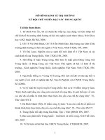 TÀI LIỆU THAM KHẢO KINH tế CHÍNH TRỊ   mô HÌNH KINH tế THỊ TRƯỜNG xã hội CHỦ NGHĨA đặc sắc TRUNG QUỐC