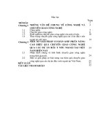 TIỂU LUẬN KINH tế CHÍNH TRỊ   NÂNG CAO HIỆU QUẢ CHUYỂN GIAO CÔNG NGHỆ QUA các dự án đầu tư nước NGOÀI ở VIỆT NAM HIỆN NAY