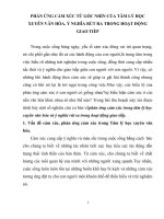 TIỂU LUẬN tâm lý học   PHẢN ỨNG cảm xúc từ góc NHÌN của tâm lý học XUYÊN văn hóa  ý NGHĨA rút RA TRONG HOẠT ĐỘNG GIAO TIẾP