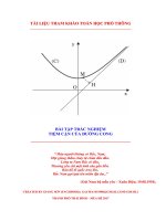 241 bài toán trắc nghiệm tiệm cận chứa tham số  Lương Tuấn Đức