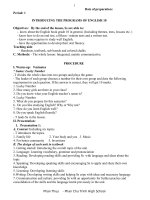 giáo án tiếng anh lớp 10 sách thi điểm (năm học 2017 2018)