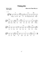 Lời bài hát Trường em