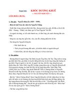 Soạn bài Khóc Dương Khuê