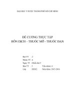 Đề cương thực tập thuốc mỡ thuốc đạn hỗn dịch, bào chế 2 đh y dược TPHCM 