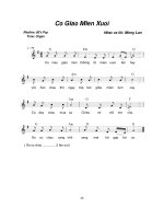 Lời bài hát Cô giáo miền xuôi