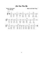 Lời bài hát Em yêu thủ đô