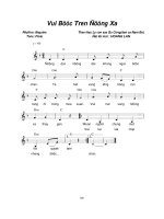 Lời bài hát Vui bước trên đường xa