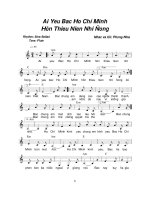 Lời bài hát Ai yêu Bác Hồ Chí Minh hơn thiếu niên nhi đồng