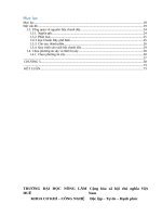 Thiết kế hệ thống sấy phun để sấy dịch chanh dây 