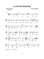 Lời bài hát Lý con sáo sang sông