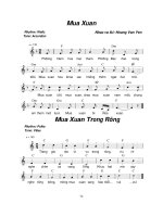 Lời bài hát Mùa xuân