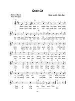 Lời bài hát Quốc ca Việt Nam