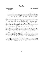 Lời bài hát Ru em Dân ca Xê Đăng